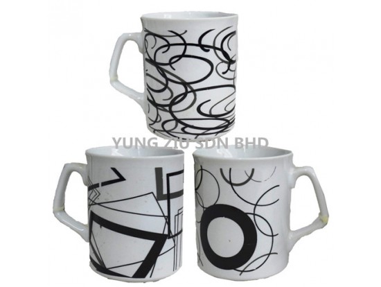 BLACK SERIES CERAMIC CUP 8*10CM